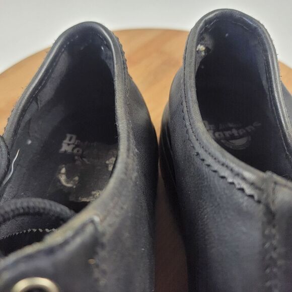 Doc Dr Martens Black Leather Shoes Mens Shoe Size 12 Farrell Lace Up - Picture 9 of 13